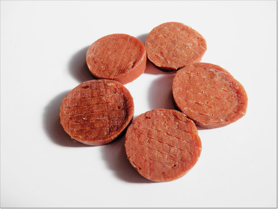 A228 Beef Flat Coins Premium Chewy Dog Treats