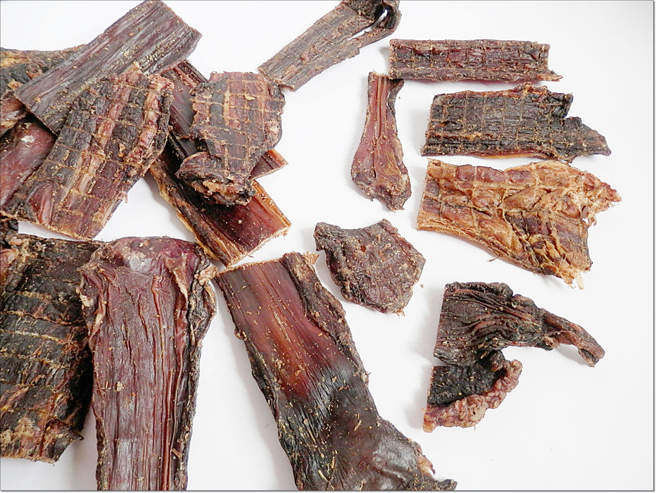 Beef Throat Gullet FLAT Jerky 100% Natural Dried Dog Treats