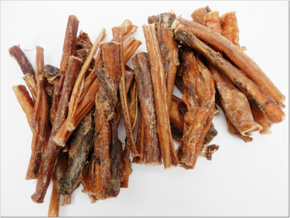 Bully Beef Pizzles Sticks Mixed Thickness Jerky 100% Natural Dried Dog Treats