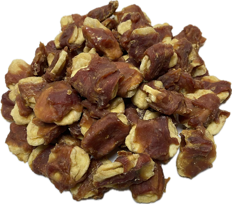 A608 Banana Slices Wrapped Duck Jerky Premium Chewy Dog Treats