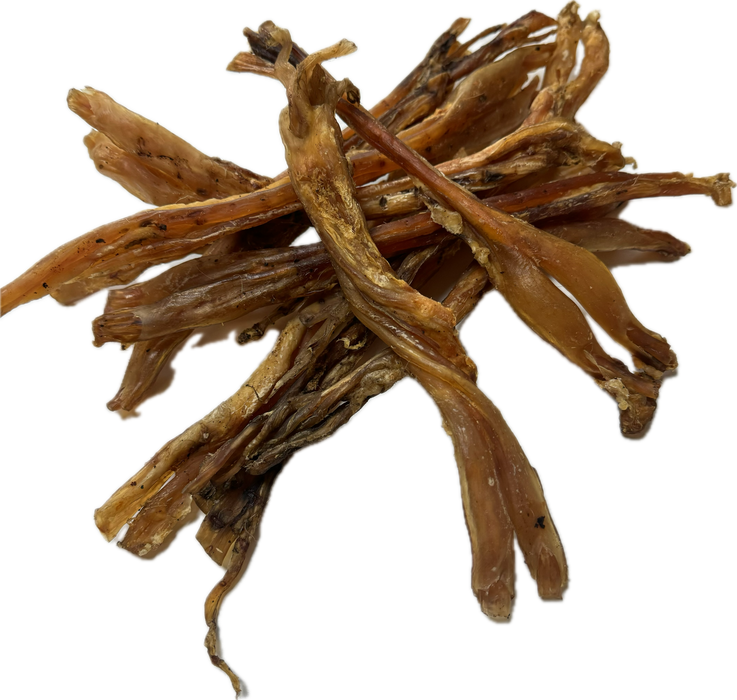 BEEF Cow Low Fat NECK ACHILLES TENDONS Jerky 100% Natural Dried Dog Treats