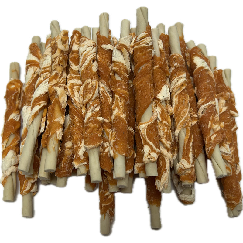Salmon & Cod Rawhide Sticks (A007)
