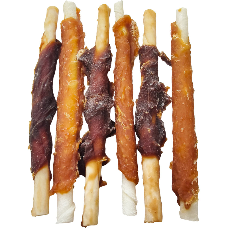 Chicken & Duck Rawhide Sticks Mix (M001)