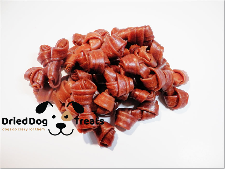 A017 Duck Knots Small Soft Jerky Chewy Treats