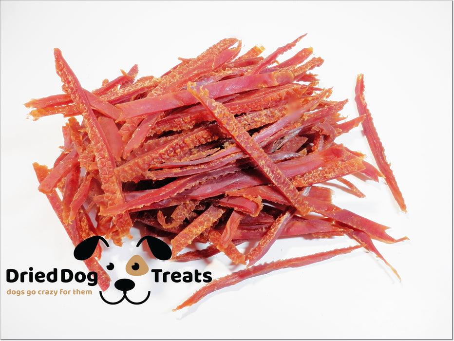 A169 Duck Breast Strips Thins Soft Jerky Premium Chewy Dog Treats