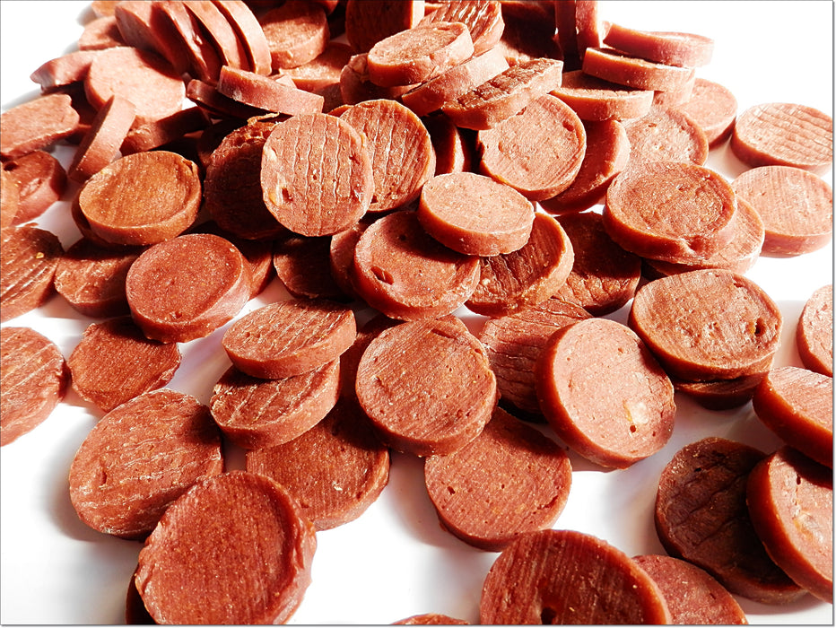 A228 Beef Flat Coins Premium Chewy Dog Treats