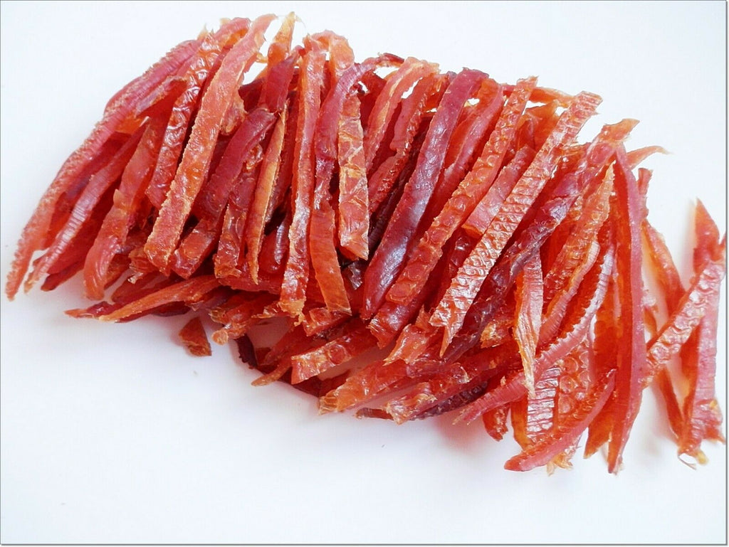 A170 Chicken Breast Strips Thins Soft Jerky Premium Chewy Dog Treats DriedDogTreats