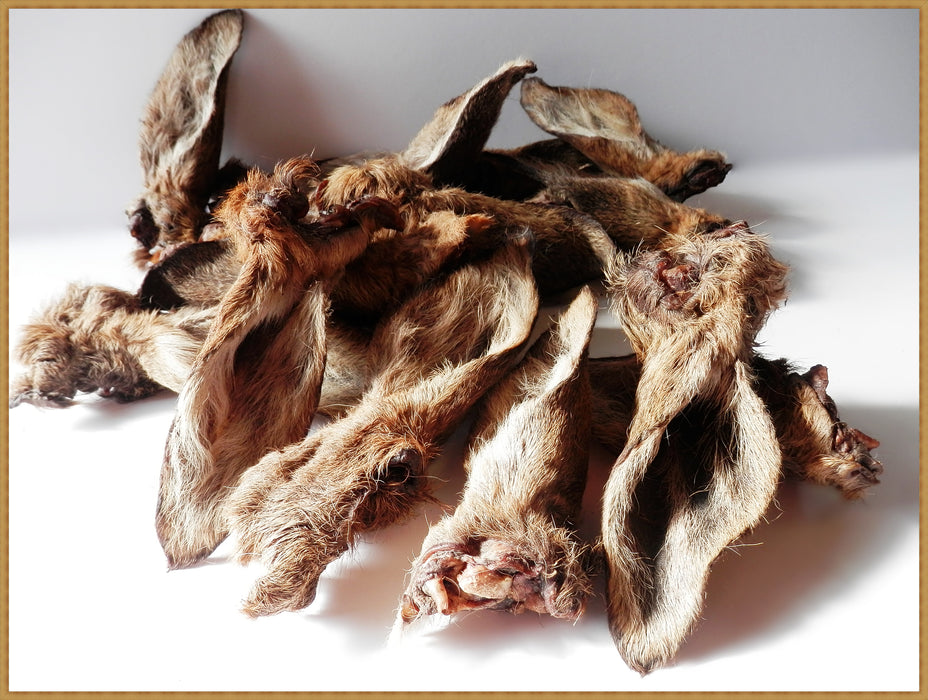 Roe Venison Ears FURRY Jerky 100% Natural Dried Dog Treat