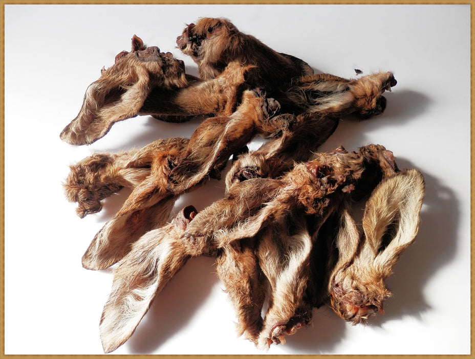 Roe Venison Ears FURRY Jerky 100% Natural Dried Dog Treats
