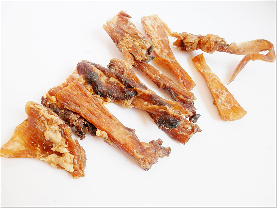 BEEF Cow NECK TENDONS Jerky 100% Natural Dried Dog Treats