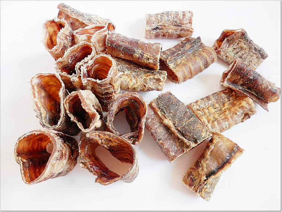 Beef Trachea Pipe 3-5 cm Jerky 100% Natural Dried Dog Treat