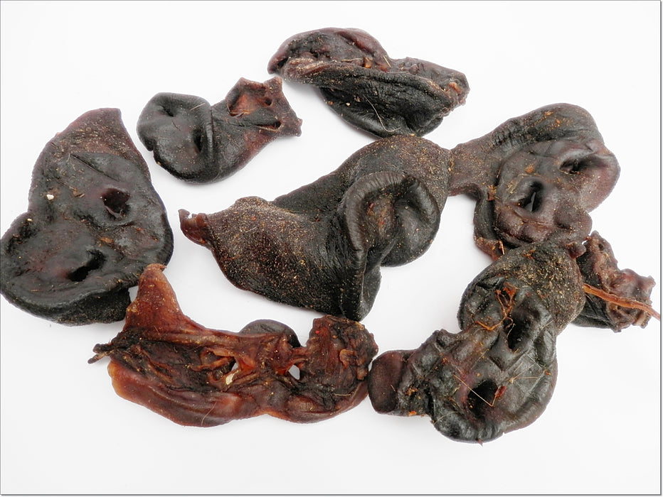 Wild Boar Snouts Jerky 100% Natural Dried Dog Treat