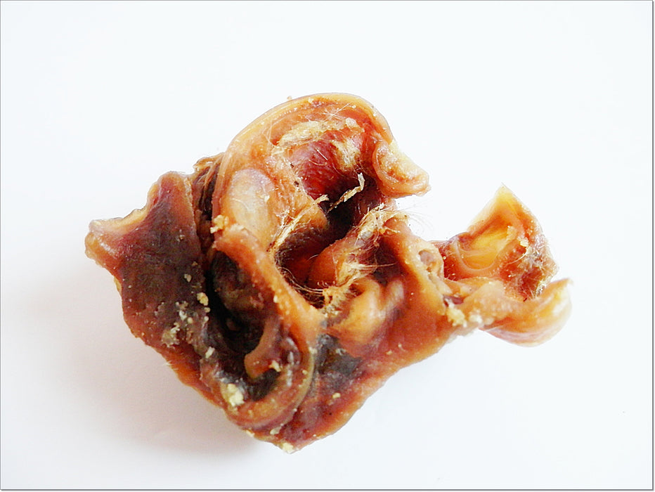 Pork Pig INNER Ears Jerky 100% Natural Dried Dog Treats