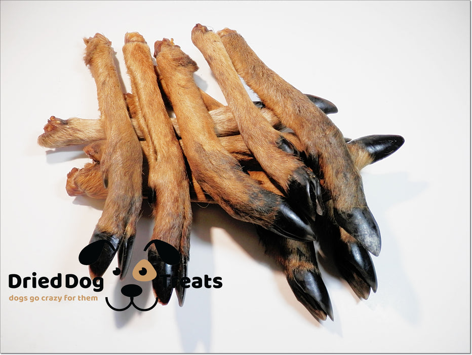Roe Leg FURRY Jerky 100% Natural Dried Dog Treat