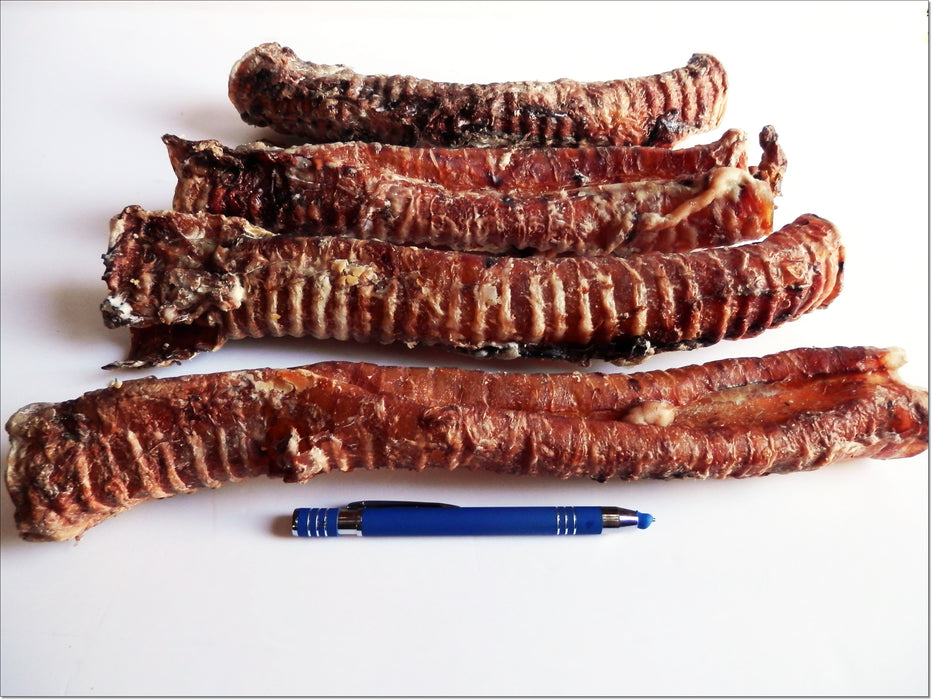 Beef Trachea Pipe 40 cm Jerky 100% Natural Dried Dog Treat